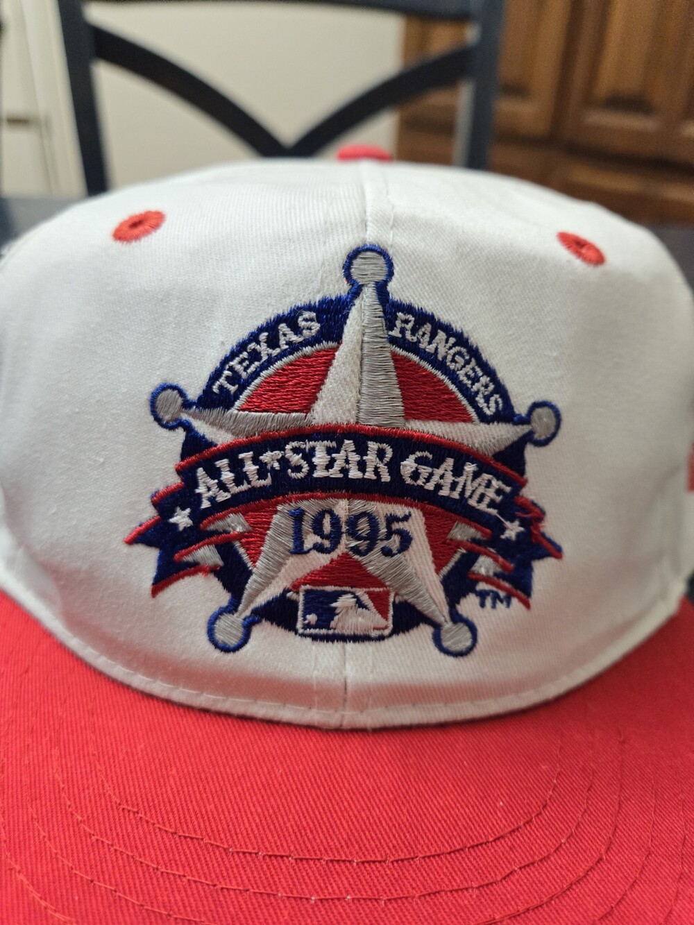 Vintage Texas Rangers Hat Cap Snap Back One Size MLB Baseball All Star Game 1995 - Picture 2 of 6